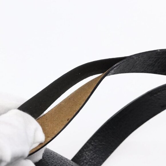 GUCCI Hand Bag Leather Outlet Black Auth ep11833 - Picture 12 of 16